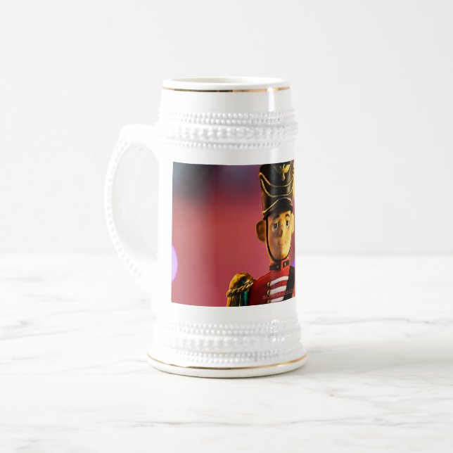 Chope À Bière figurine de soldat de jouets de Noël SlipperyJoe g (Devant gauche)