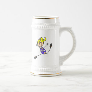 Chope À Bière Fille Blonde Gymnaste