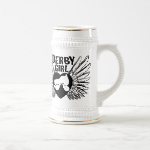 Chope À Bière Fille de Derby, rouleau Derby