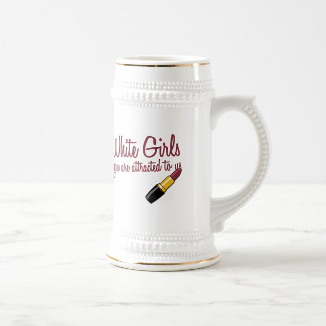 Chope À Bière Filles blanches (Droite)