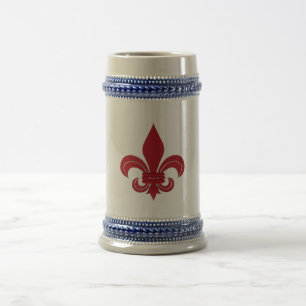 Chope À Bière Fleur de Lis