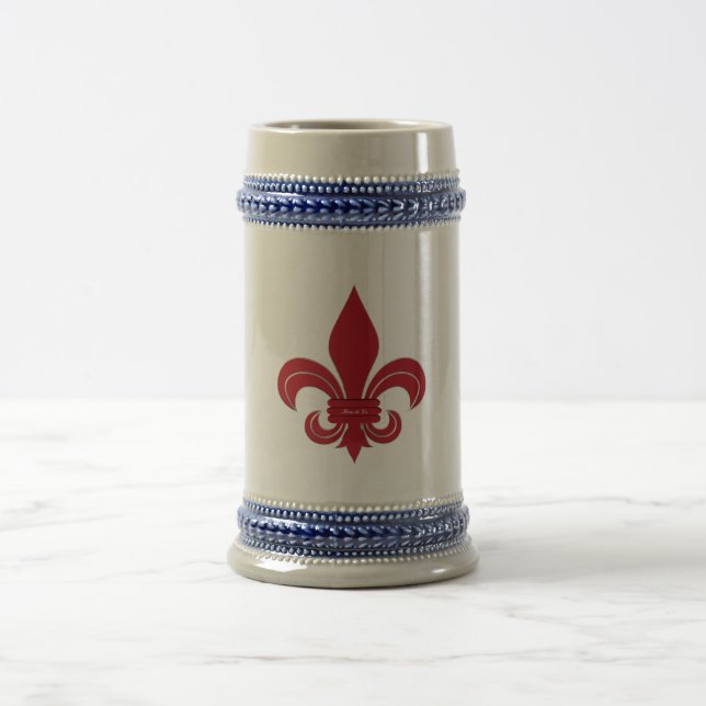 Chope À Bière Fleur de Lis (Centre)
