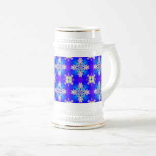 Chope À Bière Fleurs Artdeco dans le style rétro
