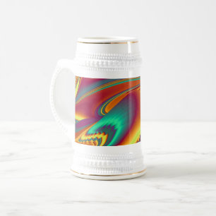 Chope À Bière Fleurs Magiques de Printemps Été Automne