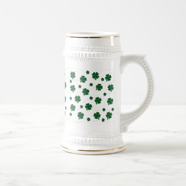 Chope À Bière Flocon de neige Stein de shamrock (Droite)