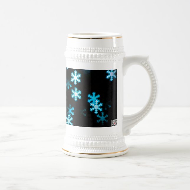 Chope À Bière Flocons de neige de Noël magiques (Droite)