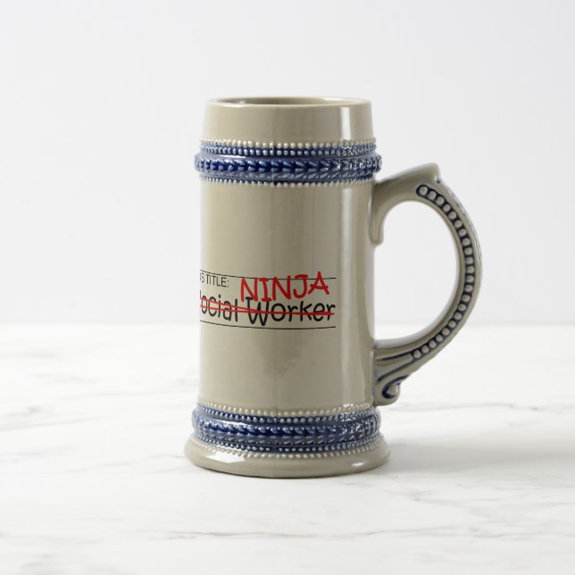 Chope À Bière Fonction Ninja - assistant social (Droite)