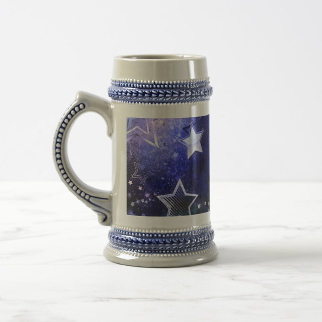 Chope À Bière Fond spatial avec étoiles (Gauche)