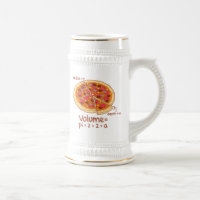 Formule mathématique = Pi*z*z*a de volume de pizza