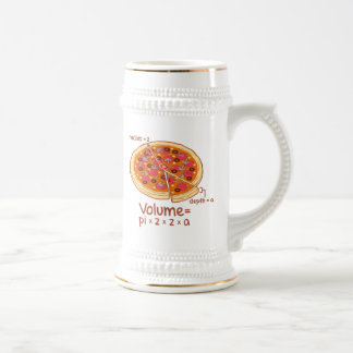 Chope À Bière Formule mathématique = Pi*z*z*a de volume de pizza
