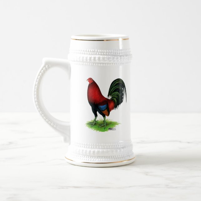 Chope À Bière Gamecock : Rouge foncé (Gauche)