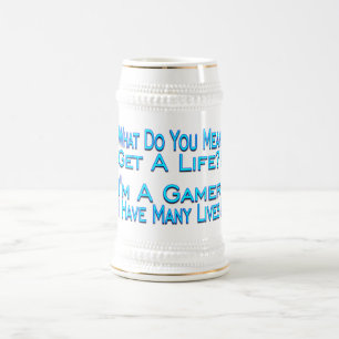 Chope À Bière Gamer de beaucoup de vies