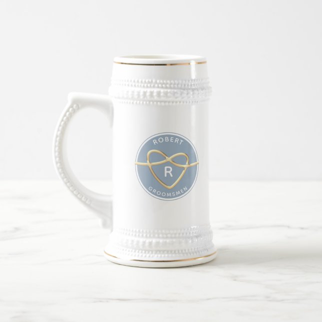 Chope À Bière Garçons d'honneur élégants (Gauche)