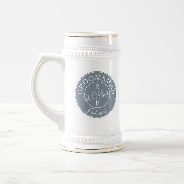 Chope À Bière Garçons d'honneur Personnalisés (Gauche)