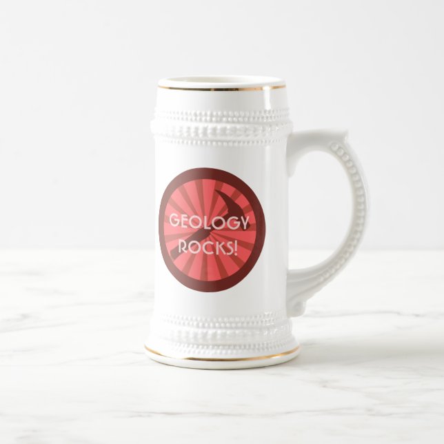 Chope À Bière géologie rocks! Insigne marteau (Droite)