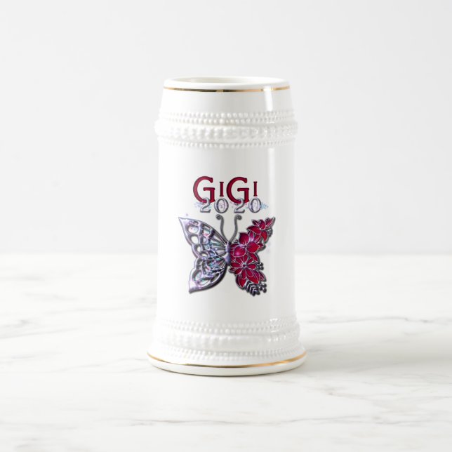 Chope À Bière Glorieux papillon GIGI 2020 (Centre)