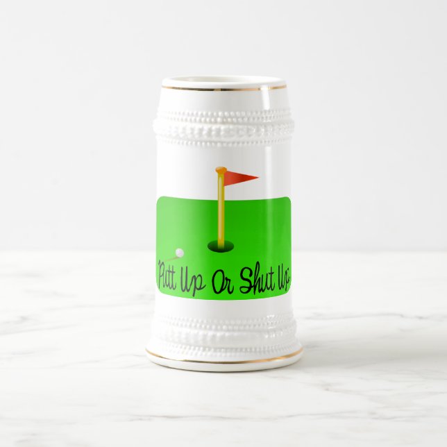 Chope À Bière Golf haut ou fermé de putt (Centre)