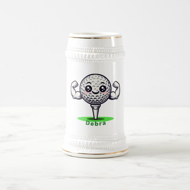 Chope À Bière Golf Strong Beer Stein | For Men & Women (Centre)