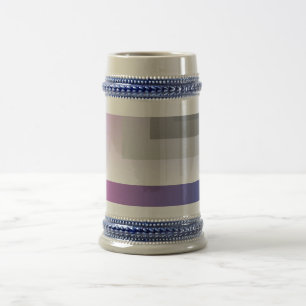 Chope À Bière gris bleu Fuchsia