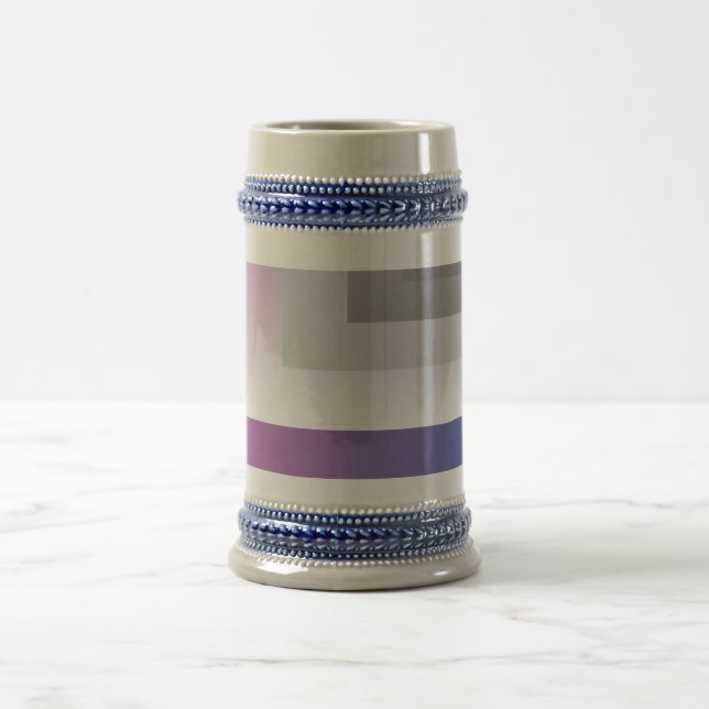 Chope À Bière gris bleu Fuchsia (Centre)