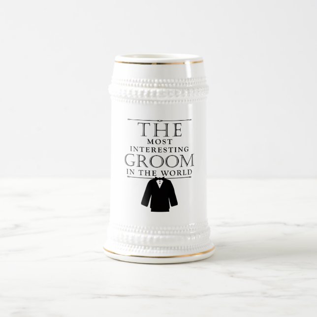 Chope À Bière Groom le plus intéressant Bachelor Stein, Noir (Centre)