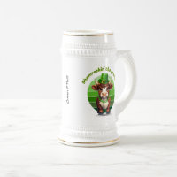 Grumpy Highland Cow St Patrick's Day