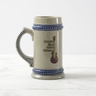 Chope À Bière guitare positive pour guitaristes