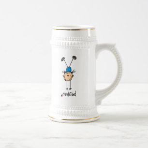 Chope À Bière Gymnaste faisant des handstands