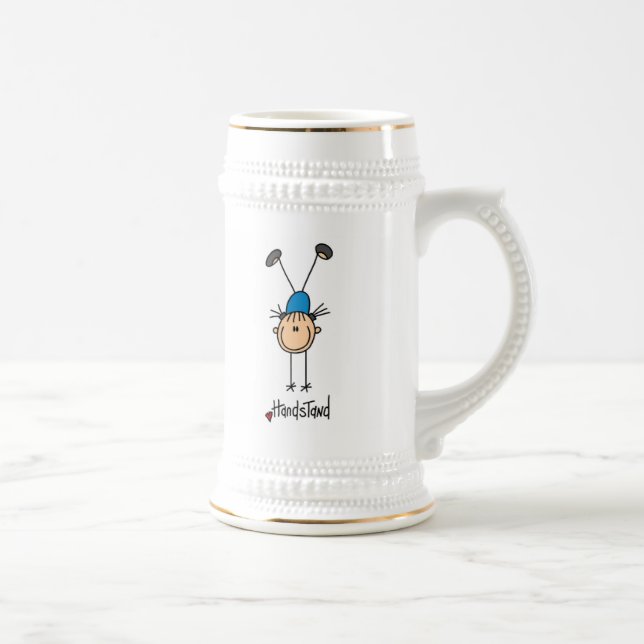 Chope À Bière Gymnaste faisant des handstands (Droite)