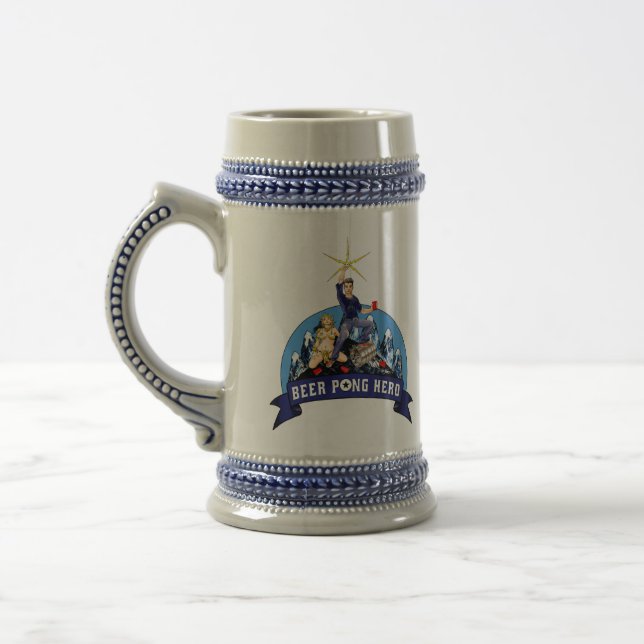 Chope À Bière Héros Stein de puanteur de bière (Gauche)