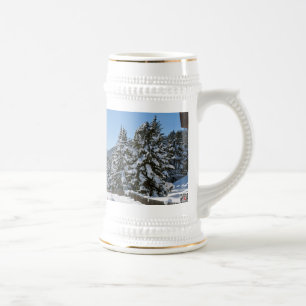 Chope À Bière Hiver à St. Moritz