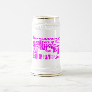 Chope À Bière Hockey sur glace de filles : Plus grand joueur de