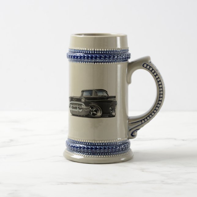 Chope À Bière Hot rod 1957 noir de Chevy Belair (Droite)