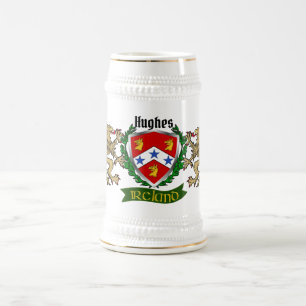 Chope À Bière Hughes Irish Shield Beer Stein