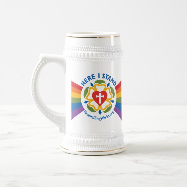 Chope À Bière "Ici je tiens" le stein (Gauche)