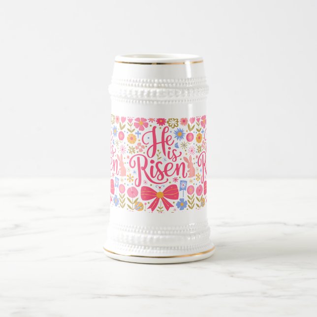 Chope À Bière Il est Raisen Easter Retro Design-61415 (Centre)
