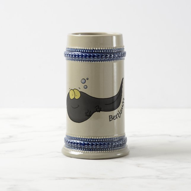 Chope À Bière Illustration amusante de dessin animé en têtard (Centre)