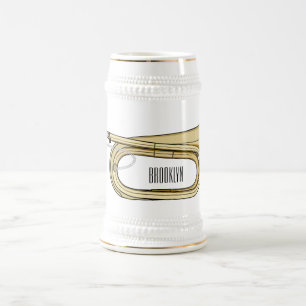 Chope À Bière Illustration de dessin animé Bugle