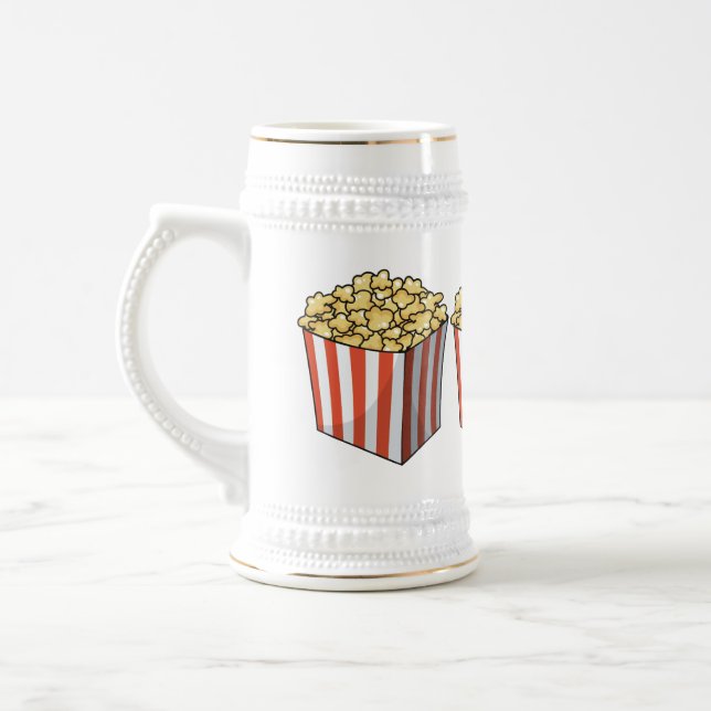Chope À Bière Illustration de dessin animé Popcorn (Gauche)