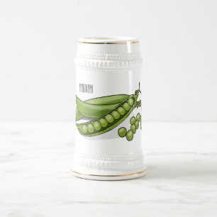 Chope À Bière Illustration de dessin de pois