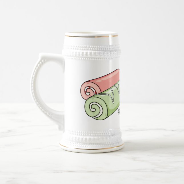 Chope À Bière Illustration de gâteau suisse roll / roll (Gauche)