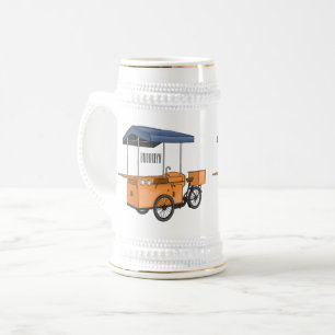Chope À Bière Illustration de la carotte de vélo