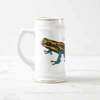 Illustration de la grenouille à fléchettes de pois