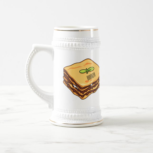 Chope À Bière Illustration de Lasagna (Gauche)