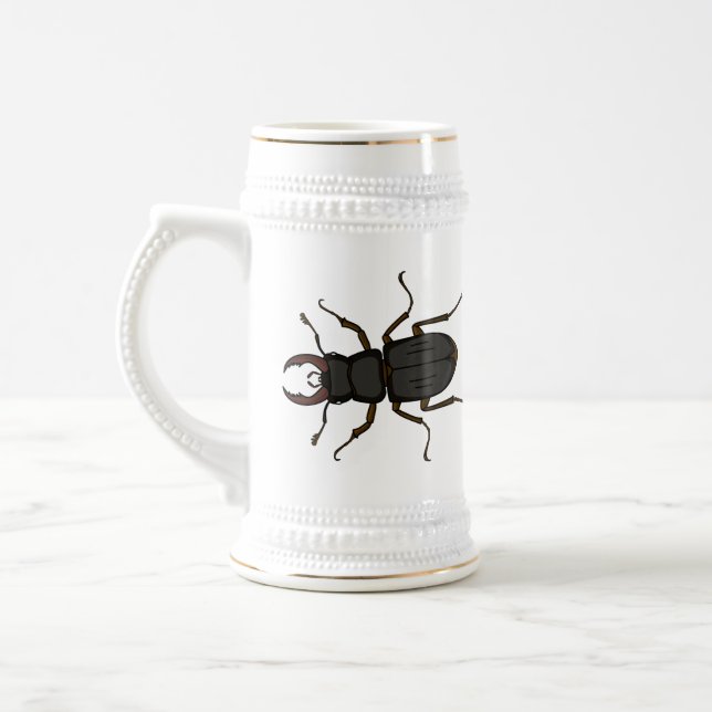 Chope À Bière Illustration de l'insecte du dendroctone du pin (Gauche)