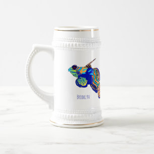 Chope À Bière Illustration de Mandarinfish