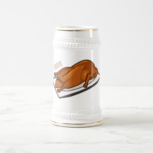 Chope À Bière Illustration de Peking duck (Centre)