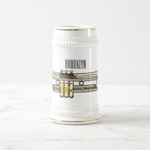 Chope À Bière Illustration de trompette