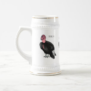 Chope À Bière Illustration d'oiseau condor de Californie