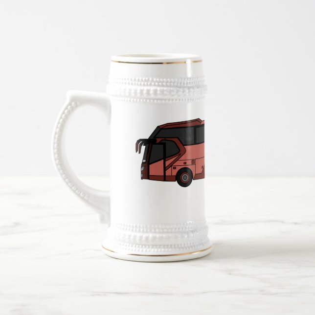 Chope À Bière Illustration du bus (Gauche)